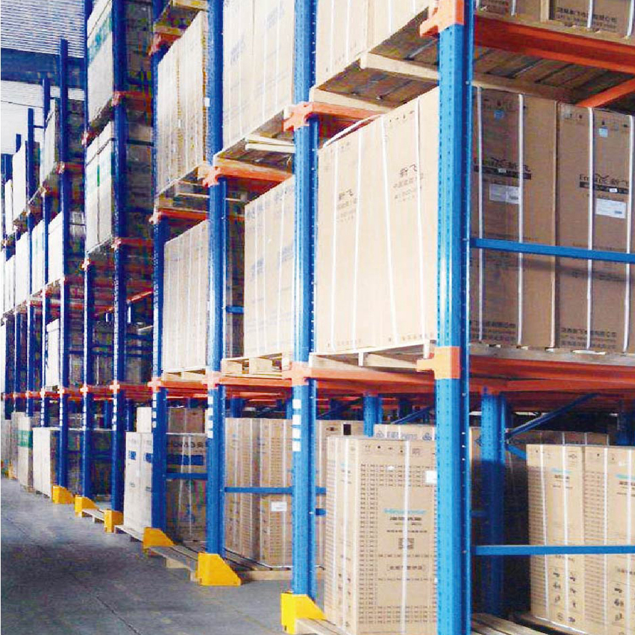 Estantería de almacén de acero laminado en frío de 5 niveles, duradera y con estructura reforzada, para almacenamiento de mercancías a granel.