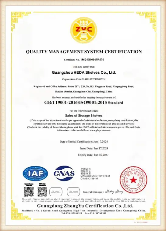 Certificación de Calidad ISO 9001:2015