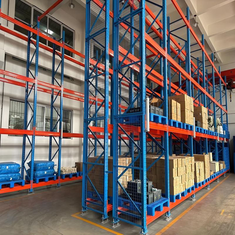 Plataforma de estantería industrial de acero personalizable para ático, palé, resistente y duradero, estante de almacén ajustable, antioxidante, de fácil instalación.