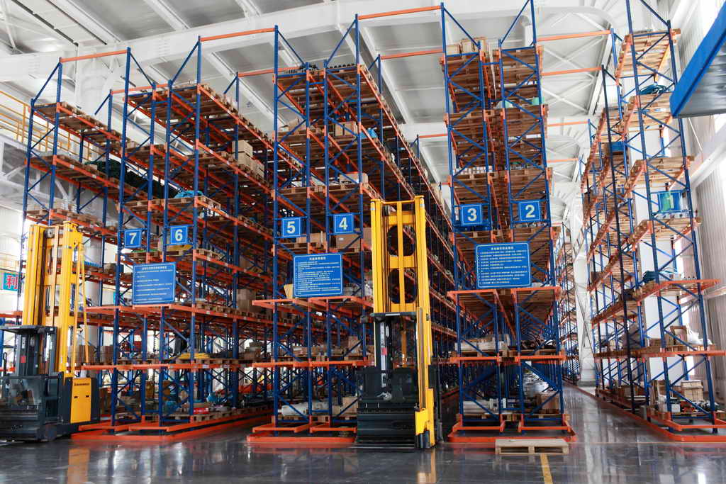 Estanterías selectivas HEGERLS, estanterías multifuncionales de vigas, estanterías multinivel expandibles para pasillos estrechos