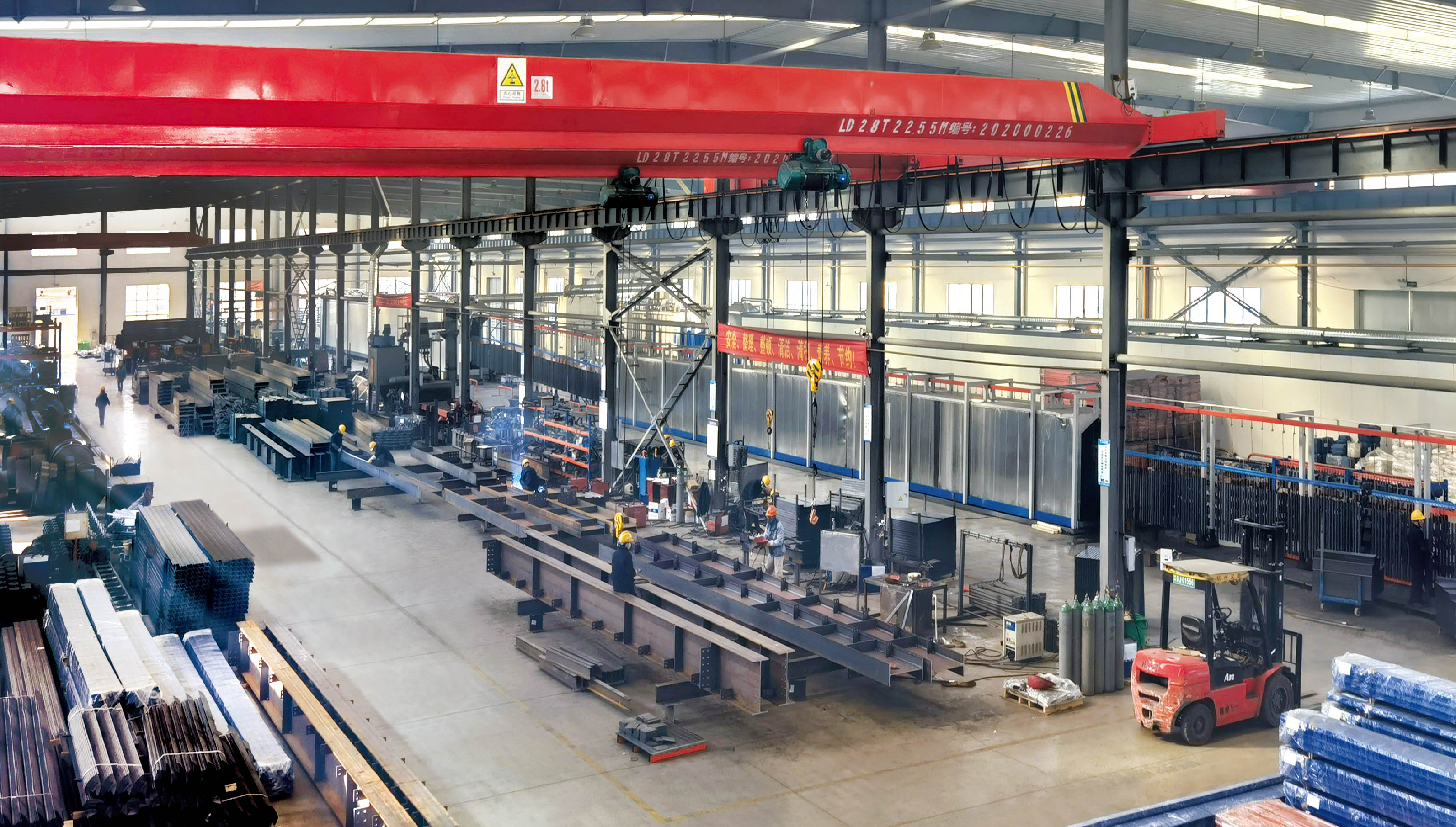 Instalaciones de la fábrica de estanterías