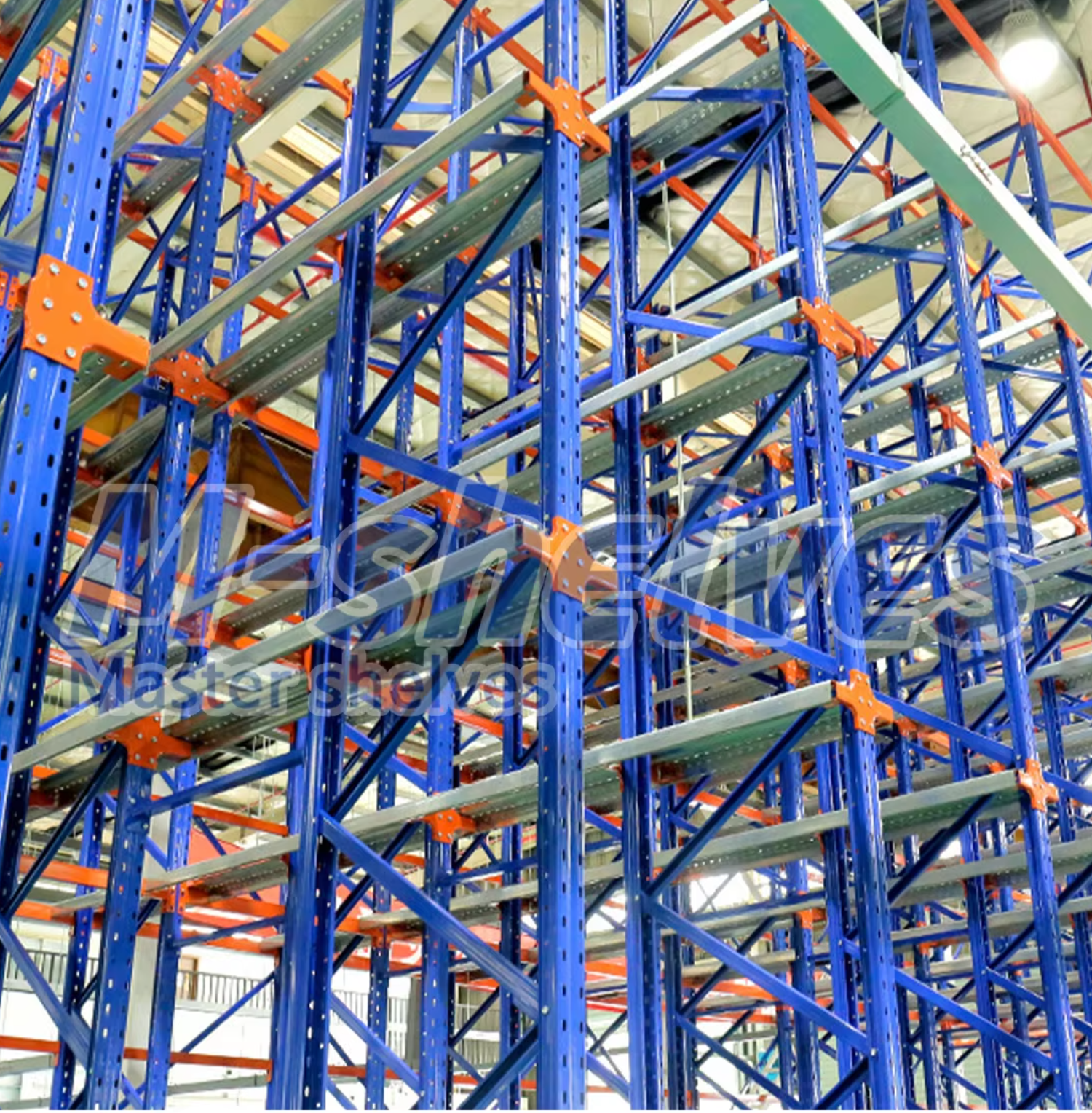 Forklift Direct Entry Design Rack Heavy Duty Drive in Through Pallet Storage Racking