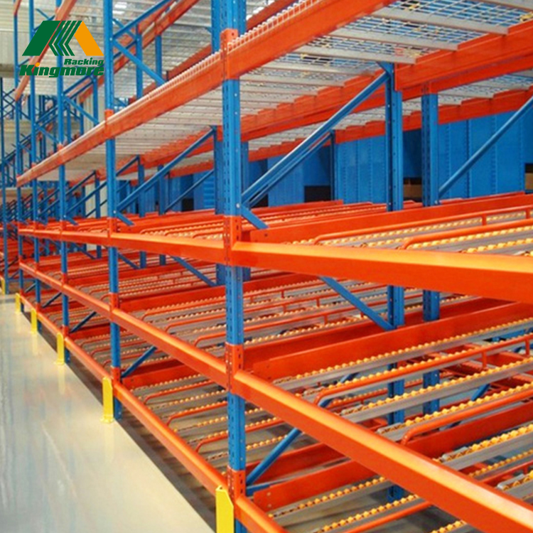 Instalación de picking industrial por rodillos en almacén
