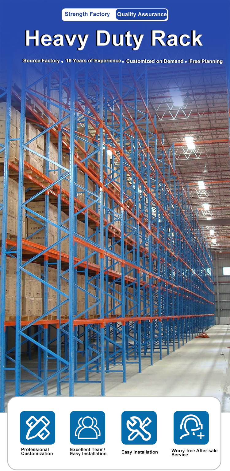 Estantería industrial para cargas pesadas