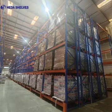 Estanterías de doble profundidad para carretilla con pantógrafo
