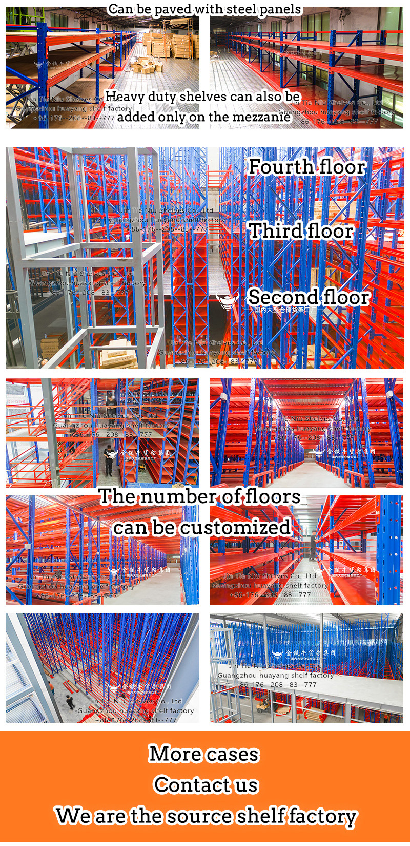 Estantería industrial modular para palets pesados