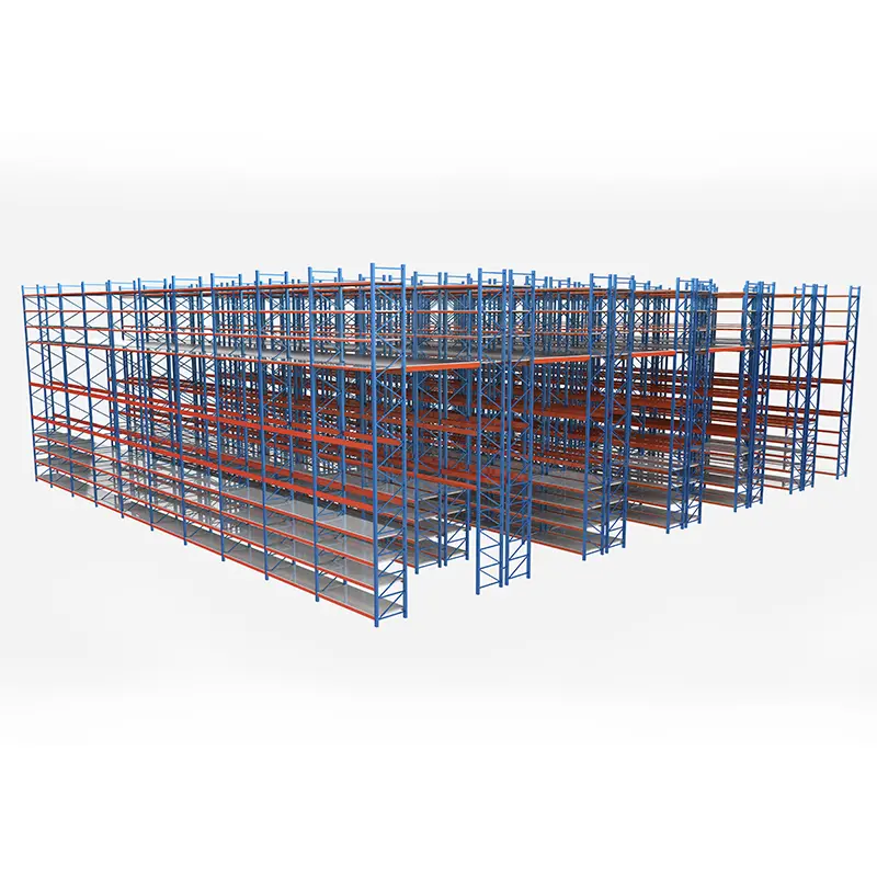 Diseño CAD y render 3D gratuito de almacén