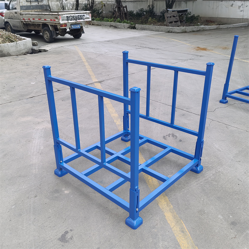 Estantería metálica industrial de alta resistencia personalizable con protección anticorrosión, capacidad de 1000 kg, plegable y apilable.