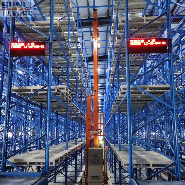 Estantería doble de alta resistencia de fábrica china, estantes de almacenamiento selectivo de alta densidad, apilador de acero duradero con certificación CE