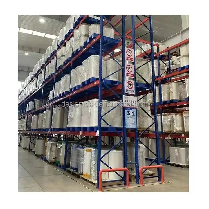 Estantería metálica de alta calidad para palets Industria Estantería para palets de alta resistencia Estantería apilable de metal de alta resistencia