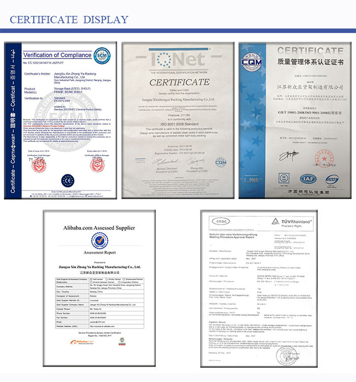 Certificados de calidad de fábrica